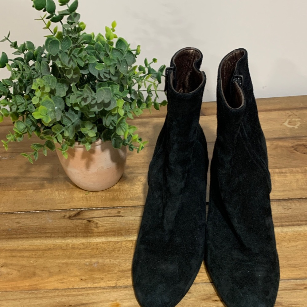 Black Suede Ankle Boots